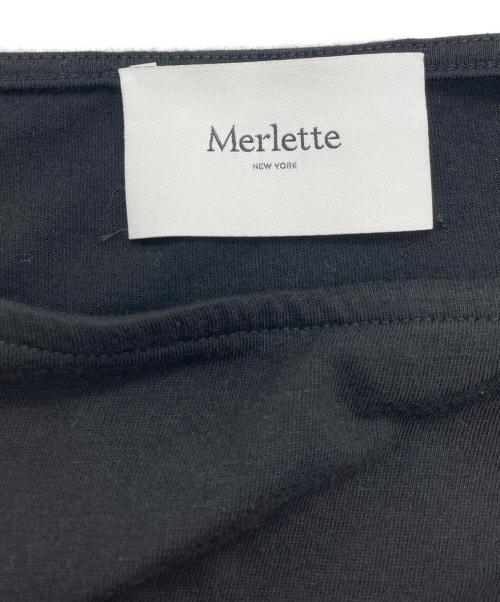 merlette（マーレット）Merlette (マーレット) REVERIE LONG SLEEVE TOP ブラック サイズ:XSの古着・服飾アイテム