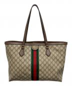 GUCCIグッチ）の古着「ラージトートバッグ」｜グレー