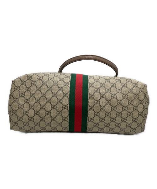 GUCCI（グッチ）GUCCI (グッチ) ラージトートバッグ グレーの古着・服飾アイテム