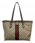GUCCI（グッチ）の古着「ラージトートバッグ」｜グレー