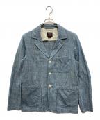 WOOLRICHウールリッチ）の古着「シャンブレー3Bジャsケット」｜インディゴ