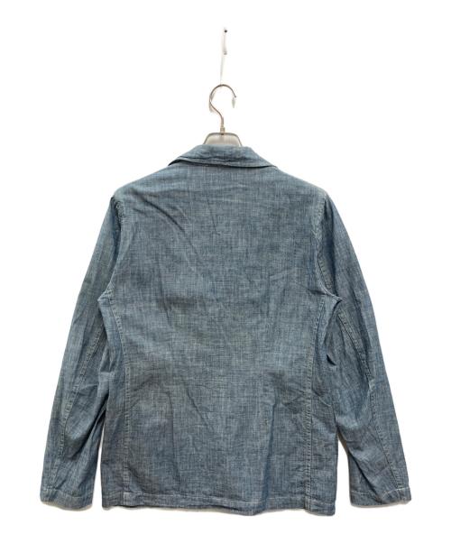 WOOLRICH（ウールリッチ）WOOLRICH (ウールリッチ) シャンブレー3Bジャsケット インディゴ サイズ:Sの古着・服飾アイテム