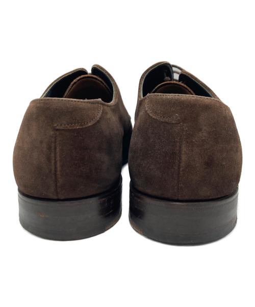 CHEANEY（チーニー）CHEANEY (チーニー) スウェードストレートチップシューズ ブラウン サイズ:8 1/2の古着・服飾アイテム