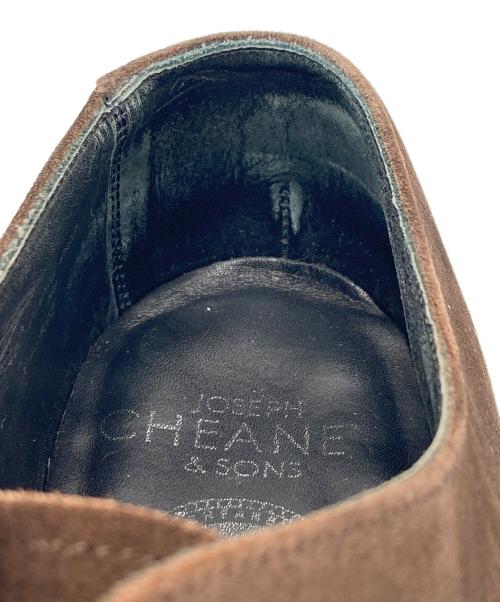 CHEANEY（チーニー）CHEANEY (チーニー) スウェードストレートチップシューズ ブラウン サイズ:8 1/2の古着・服飾アイテム