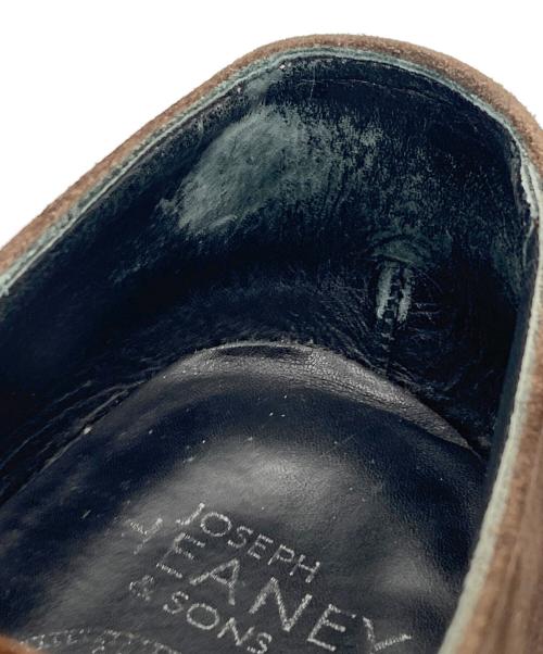 CHEANEY（チーニー）CHEANEY (チーニー) スウェードストレートチップシューズ ブラウン サイズ:8 1/2の古着・服飾アイテム