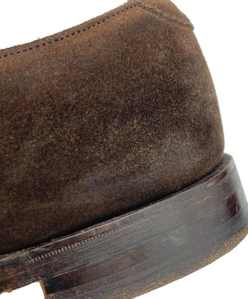 CHEANEY（チーニー）CHEANEY (チーニー) スウェードストレートチップシューズ ブラウン サイズ:8 1/2の古着・服飾アイテム