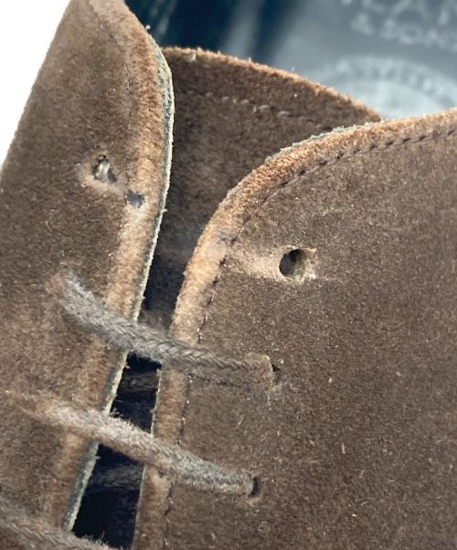 CHEANEY（チーニー）CHEANEY (チーニー) スウェードストレートチップシューズ ブラウン サイズ:8 1/2の古着・服飾アイテム
