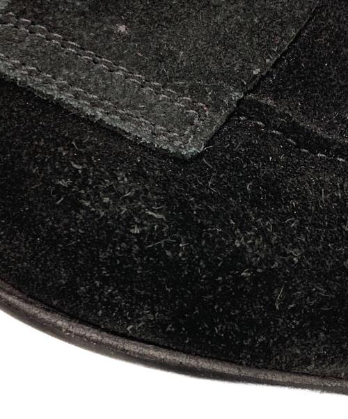 BARNEYS NEWYORK（バーニーズ・ニューヨーク）BARNEYS NEWYORK (バーニーズ・ニューヨーク) スエードコインローファー ブラック サイズ:41の古着・服飾アイテム