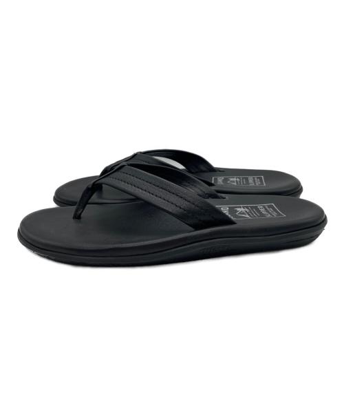 ISLAND SLIPPER（アイランドスリッパ）ISLAND SLIPPER (アイランドスリッパ) レザートングサンダル ブラック サイズ:SIZE 8の古着・服飾アイテム