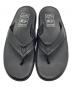 中古・古着 ISLAND SLIPPER (アイランドスリッパ) レザートングサンダル ブラック サイズ:SIZE 8：13000円