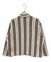 JOURNAL STANDARD relume (ジャーナルスタンダード レリューム) INDIA COTTON ウェイビー”クロシェシャツ アイボリー×ブラウン サイズ:L：7000円