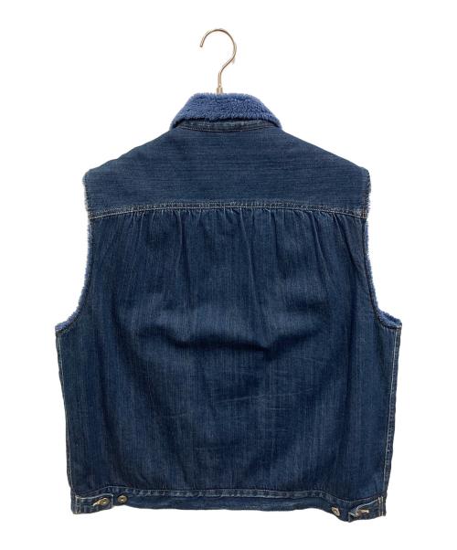 Porter Classic（ポータークラシック）Porter Classic (ポータークラシック) STEINBECK DENIM BOA VEST インディゴ サイズ:Mの古着・服飾アイテム