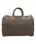 LOUIS VUITTON（ルイ ヴィトン）の古着「スピーディー35 モノグラムハンドバッグ」｜ブラウン