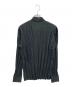 ISSEY MIYAKE FETE (イッセイミヤケフェット) プリーツシャツ ブラック サイズ:3：17000円