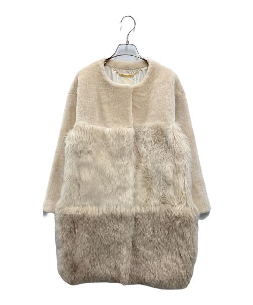 GRACE CONTINENTAL（（グレースコンチネンタル）GRACE CONTINENTAL (（グレースコンチネンタル) フォックスファージャケット アイボリー サイズ:Sの古着・服飾アイテム