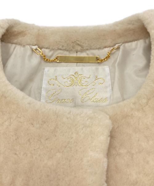 GRACE CONTINENTAL（（グレースコンチネンタル）GRACE CONTINENTAL (（グレースコンチネンタル) フォックスファージャケット アイボリー サイズ:Sの古着・服飾アイテム