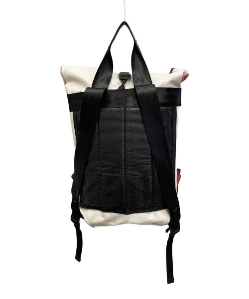 UPSO（アップソー）UPSO (アップソー) バートンウッドバックパック レッド×ホワイトの古着・服飾アイテム