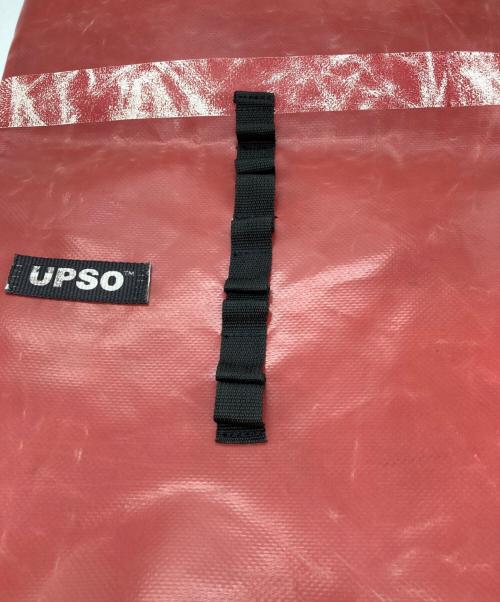 UPSO（アップソー）UPSO (アップソー) バートンウッドバックパック レッド×ホワイトの古着・服飾アイテム