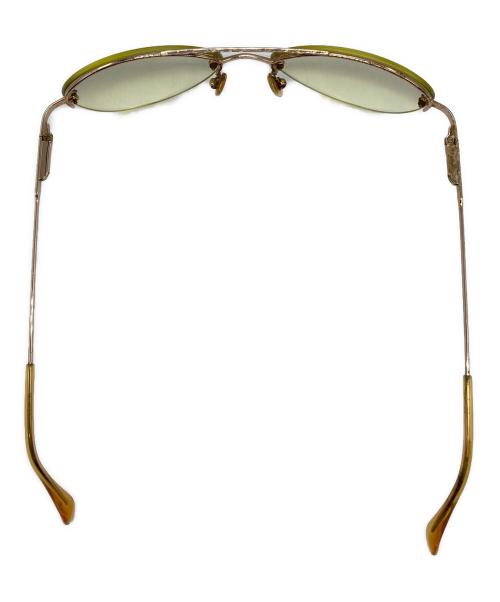 stussy（ステューシー）stussy (ステューシー) ティアドロップ サングラス イエロー サイズ:SIZE 不明の古着・服飾アイテム