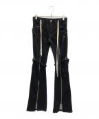 THERED THREADザ・レッド・スレッド）の古着「droop denim pants」｜ブラック