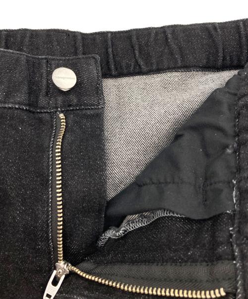 THERED THREAD（ザ・レッド・スレッド）THERED THREAD (ザ・レッド・スレッド) droop denim pants ブラック サイズ:S 未使用品の古着・服飾アイテム