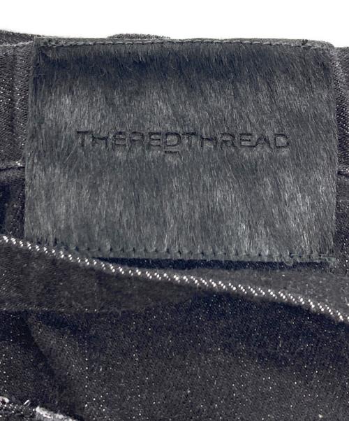 THERED THREAD（ザ・レッド・スレッド）THERED THREAD (ザ・レッド・スレッド) droop denim pants ブラック サイズ:S 未使用品の古着・服飾アイテム