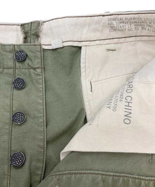 RRL（ダブルアールエル）RRL (ダブルアールエル) U.S. STANDARD CHINO オリーブ サイズ:34の古着・服飾アイテム
