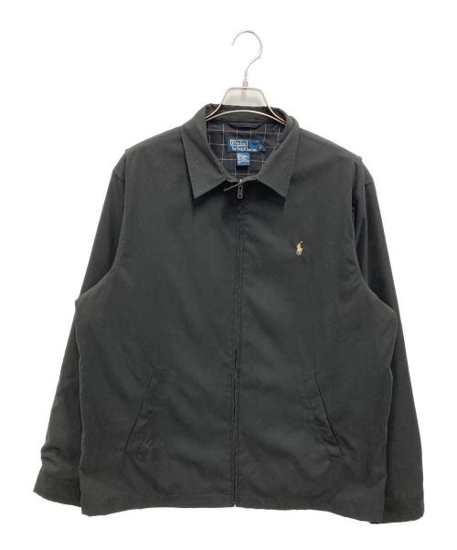 POLO RALPH LAUREN（ポロ・ラルフローレン）POLO RALPH LAUREN (ポロ・ラルフローレン) スイングトップ ブラック サイズ:Lの古着・服飾アイテム