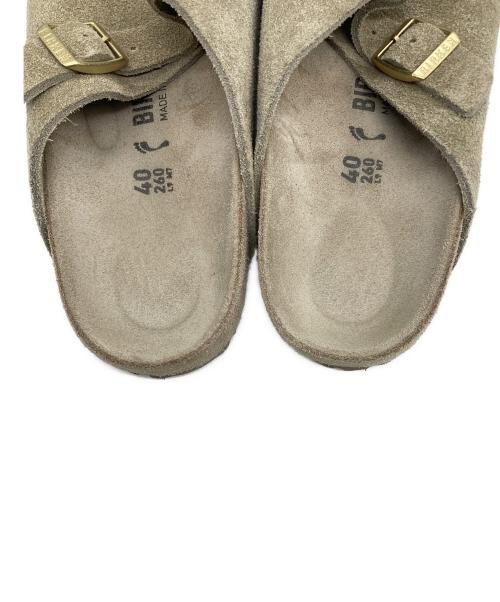 BIRKENSTOCK（ビルケンシュトック）BIRKENSTOCK (ビルケンシュトック) Zurichサンダル グレー サイズ:26cmの古着・服飾アイテム