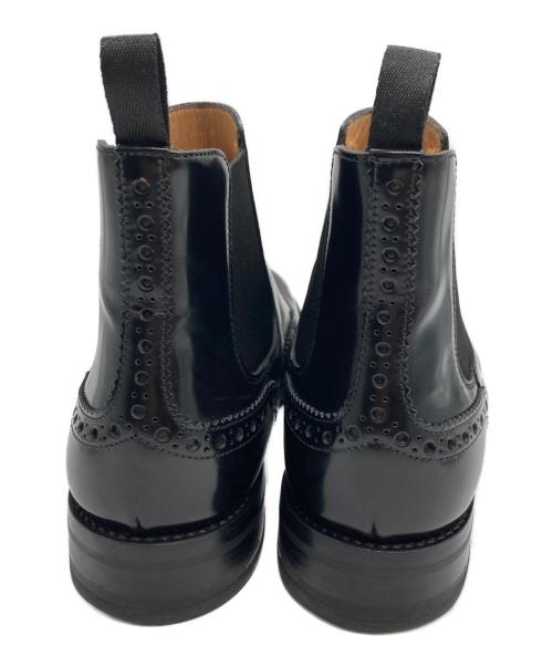 CHURCH'S（チャーチ）CHURCH'S (チャーチ) KETSBYウィングチップサイドゴアブーツ ブラック サイズ:SIZE 36 1/2の古着・服飾アイテム