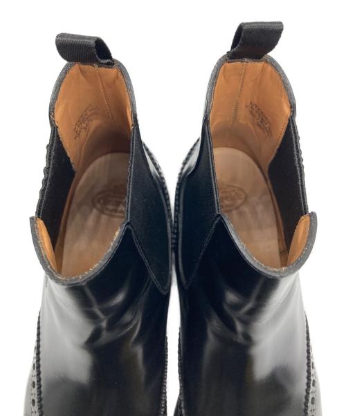 CHURCH'S（チャーチ）CHURCH'S (チャーチ) KETSBYウィングチップサイドゴアブーツ ブラック サイズ:SIZE 36 1/2の古着・服飾アイテム