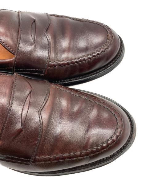 Alden（オールデン）ALDEN (オールデン) カーフレザーペニーローファー ブラウン サイズ:SIZE 8Dの古着・服飾アイテム