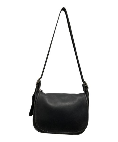 COACH（コーチ）COACH (コーチ) 【古着】レザーショルダーバッグ ブラックの古着・服飾アイテム