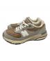 NEW BALANCE (ニューバランス) ローカットスニーカー グレー×ブラウン サイズ:26.5cm：17000円