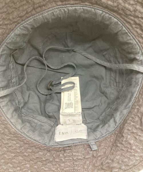 C.P COMPANY（シーピーカンパニー）C.P COMPANY (シーピーカンパニー) END (エンド) Blu Bucket Hat ブラック サイズ:Ｌの古着・服飾アイテム