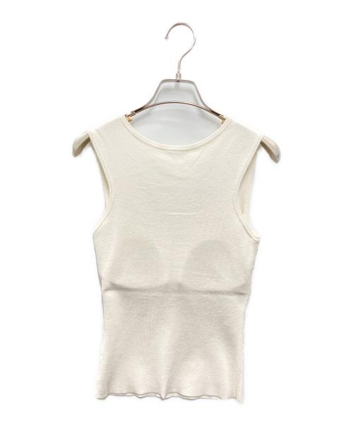 cygne（シーニュ）cygne (シーニュ) カップインニットタンク PECO ホワイト 未使用品の古着・服飾アイテム