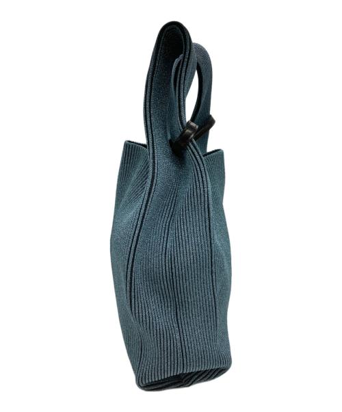 LASTFRAME（ラストフレーム）LASTFRAME (ラストフレーム) KYOTO METALLIC MARKET BAG ブルー 未使用品の古着・服飾アイテム