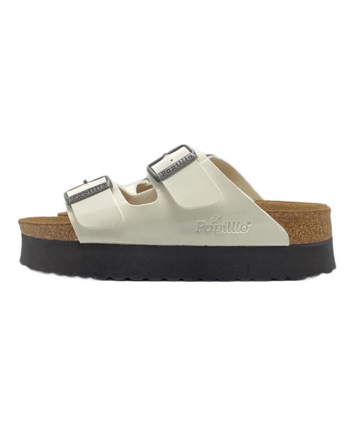 papillio by BIRKENSTOCK（パピリオバイビルケンシュトック）papillio by BIRKENSTOCK (パピリオバイビルケンシュトック) 厚底 ARIZONA EVA ホワイト サイズ:24cmの古着・服飾アイテム