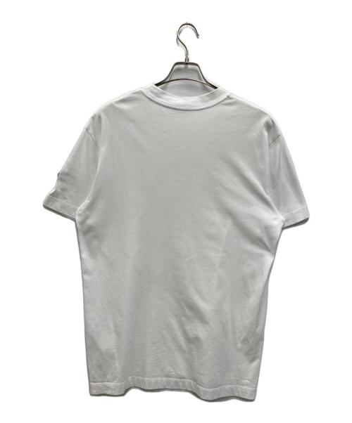 MONCLER（モンクレール）MONCLER (モンクレール) ビッグロゴプリントTシャツ ホワイト サイズ:Mの古着・服飾アイテム
