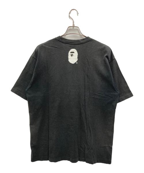 A BATHING APE（アベイシングエイプ）A BATHING APE (アベイシングエイプ) プリントTシャツ ブラック サイズ:Lの古着・服飾アイテム