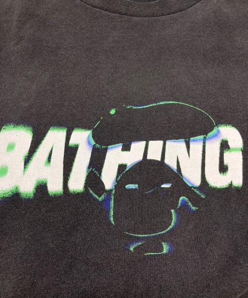 A BATHING APE（アベイシングエイプ）A BATHING APE (アベイシングエイプ) プリントTシャツ ブラック サイズ:Lの古着・服飾アイテム