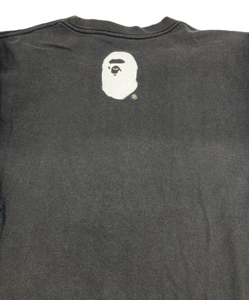 A BATHING APE（アベイシングエイプ）A BATHING APE (アベイシングエイプ) プリントTシャツ ブラック サイズ:Lの古着・服飾アイテム