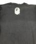 中古・古着 A BATHING APE (アベイシングエイプ) プリントTシャツ ブラック サイズ:L：8000円