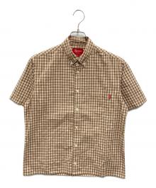 SUPREME（シュプリーム）の古着「Gingham S/S Shirt」｜ベージュ