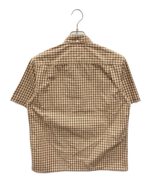 SUPREME（シュプリーム）Supreme (シュプリーム) Gingham S/S Shirt ベージュ サイズ:Sの古着・服飾アイテム