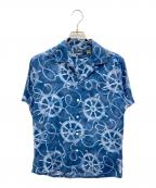 POLO RALPH LAURENポロ・ラルフローレン）の古着「Ships Wheel Vacation Shirt」｜ネイビー