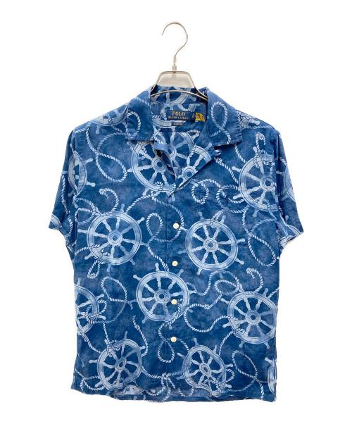 POLO RALPH LAUREN（ポロ・ラルフローレン）POLO RALPH LAUREN (ポロ・ラルフローレン) Ships Wheel Vacation Shirt ネイビー サイズ:Sの古着・服飾アイテム