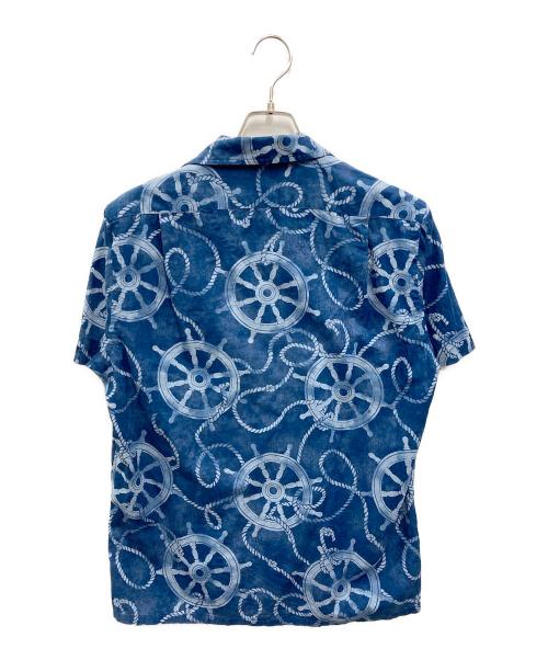 POLO RALPH LAUREN（ポロ・ラルフローレン）POLO RALPH LAUREN (ポロ・ラルフローレン) Ships Wheel Vacation Shirt ネイビー サイズ:Sの古着・服飾アイテム