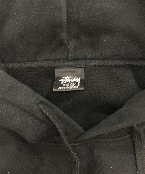stussy（ステューシー）stussy (ステューシー) フードロゴパーカー ブラック サイズ:XLの古着・服飾アイテム