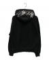 stussy (ステューシー) フードロゴパーカー ブラック サイズ:XL：9000円